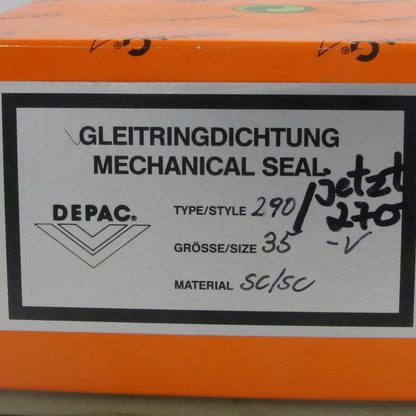 Depac 290-35 - 1 3/8" Mechanical Seal-Mechanical Seal-Used Industrial Parts