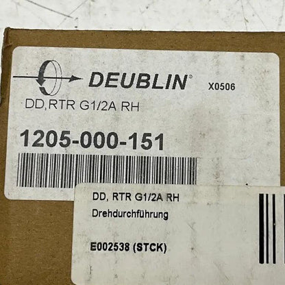 Deublin Single Pass Monoflow Rotary Union - 1205-000-151-Single Pass Monoflow Rotary Union-Used Industrial Parts