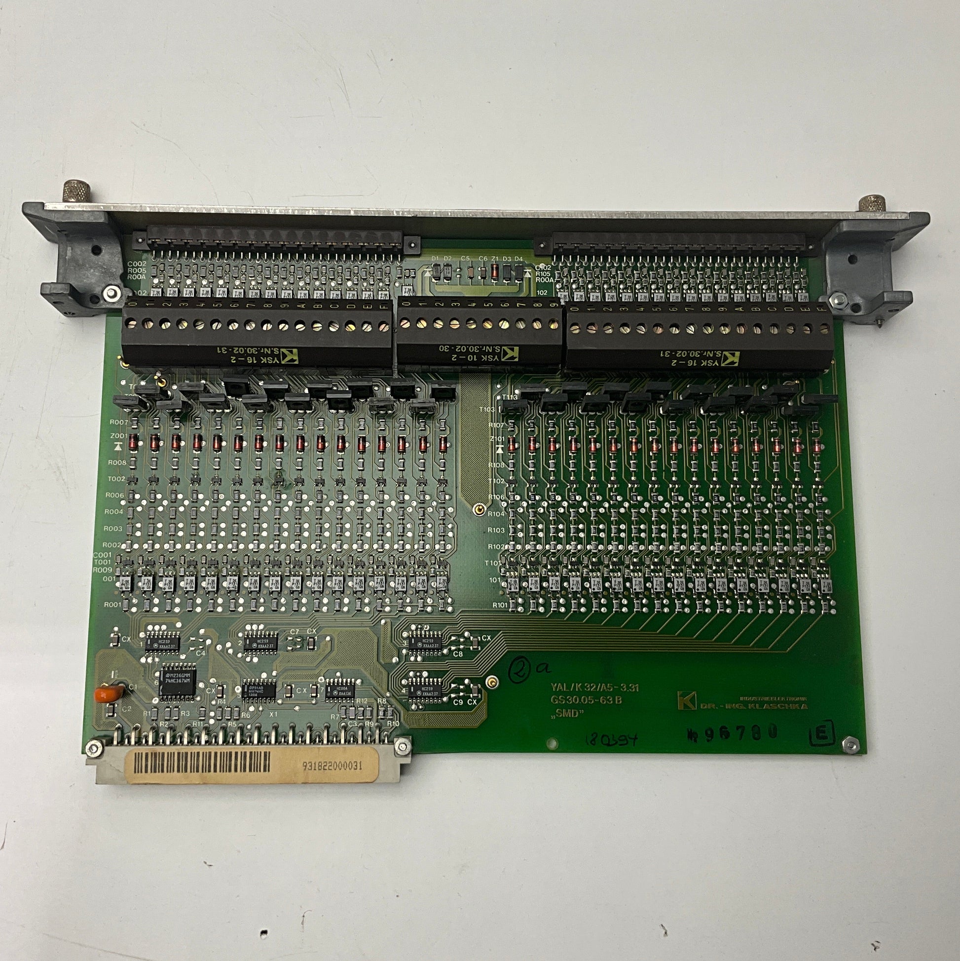Deutz MWM Klaschka YAL/K 32/A5 - 3.31 GS30.05 - 63B SMD PC Output Board-PC Output Board-Used Industrial Parts