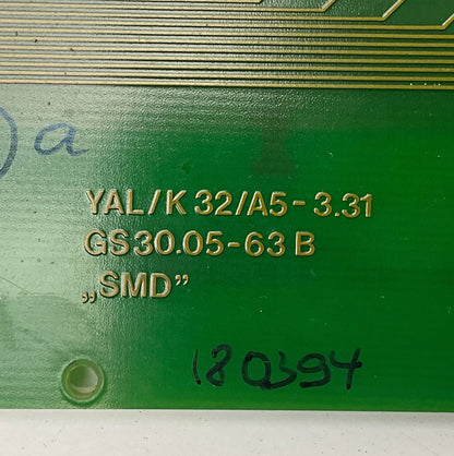 Deutz MWM Klaschka YAL/K 32/A5 - 3.31 GS30.05 - 63B SMD PC Output Board-PC Output Board-Used Industrial Parts