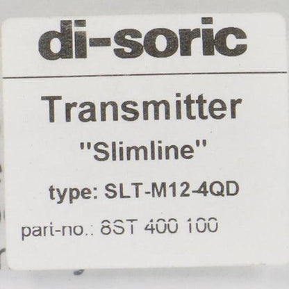 Di-soric SLT-M12-4QD Compact Light Barrier Transmitter-Compact Light Barrier Transmitter-Used Industrial Parts