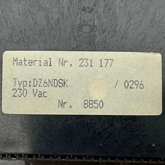 Diessel DZ6NDSK Industrial Flow Meter Display-Industrial Flow Meter Display-Used Industrial Parts