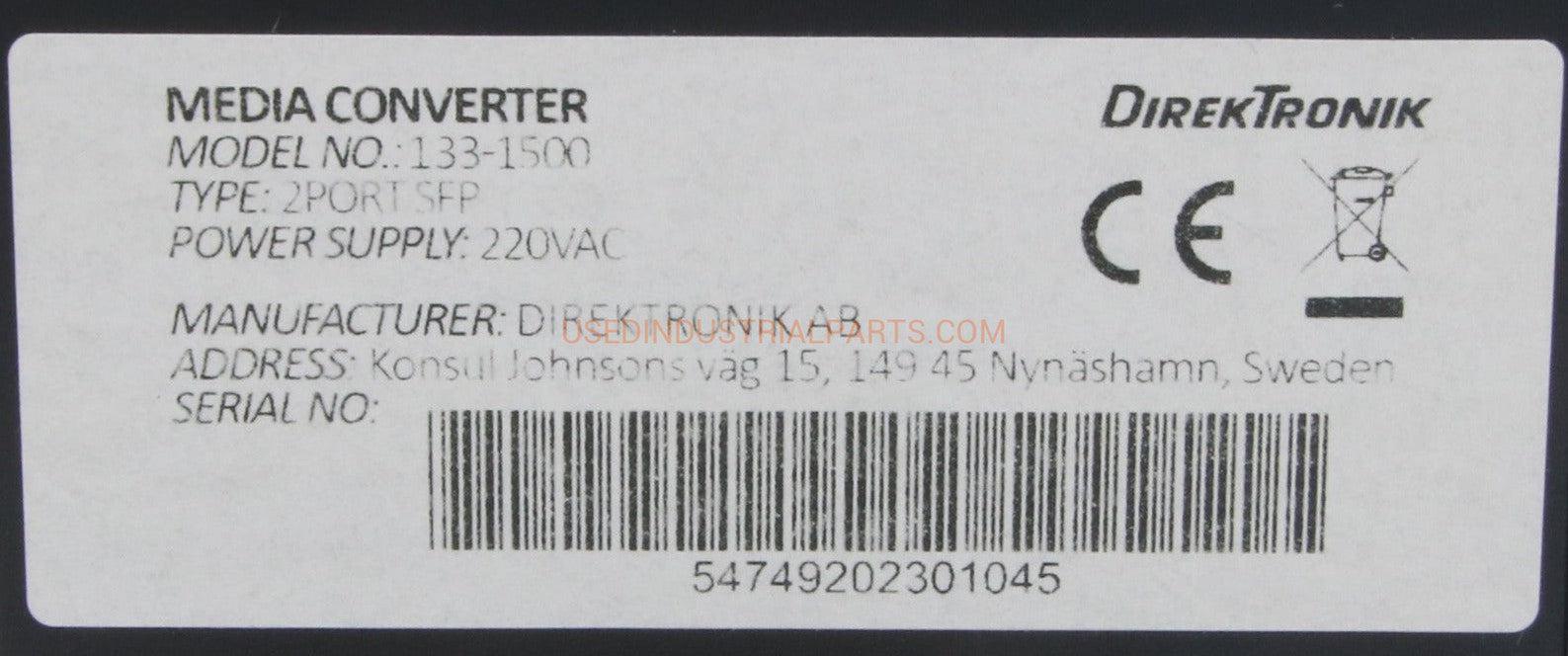 DirekTronik Fibre Media Converter-Fibre Media Converter-AE-04-05-03-Used Industrial Parts