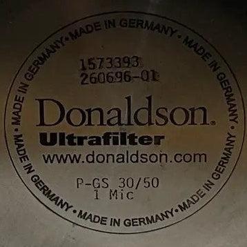 Donaldson Filtration Solutions P-GS 30/50 Ultrafilter Steam & Gas Filter Element-Steam & Gas Filter Element-Used Industrial Parts