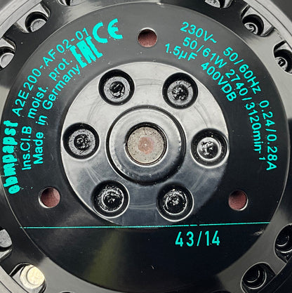 EBM Papst A2E200-AF02-01 Axial Fan-Axial Fan-Used Industrial Parts