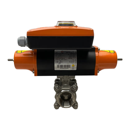 EBRO Armaturen EB 5.1 SYS 60 Pneumatic Actuator with Switch Box-Pneumatic Actuator with Switch Box-Used Industrial Parts