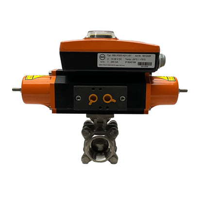 EBRO Armaturen EB 5.1 SYS 60 Pneumatic Actuator with Switch Box-Pneumatic Actuator with Switch Box-Used Industrial Parts