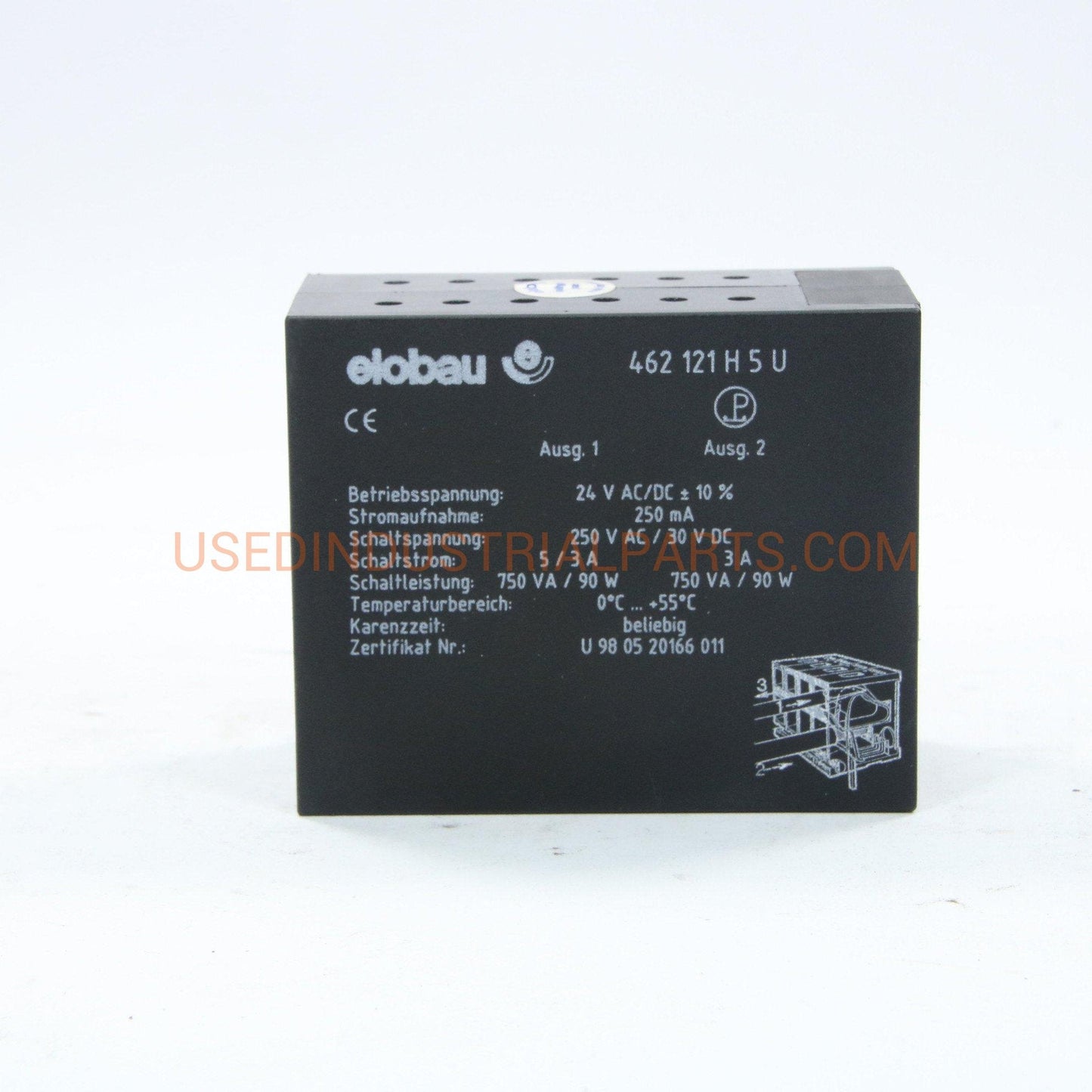 ELOBAU SAFETY RELAY 462 121 H 5U-Safety relais-AA-02-05-Used Industrial Parts