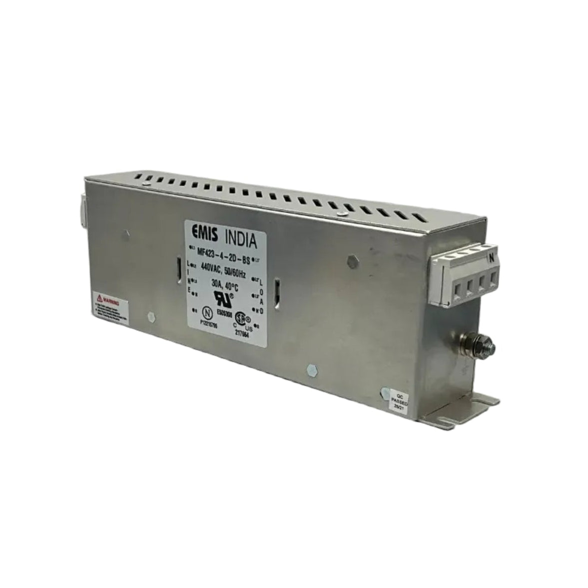 EMI Line Filter MF423-4-2D-BS / 30A Single-Stage Three-Phase-EMI Line Filter-AC-01-01-01-6152430253243-Used Industrial Parts