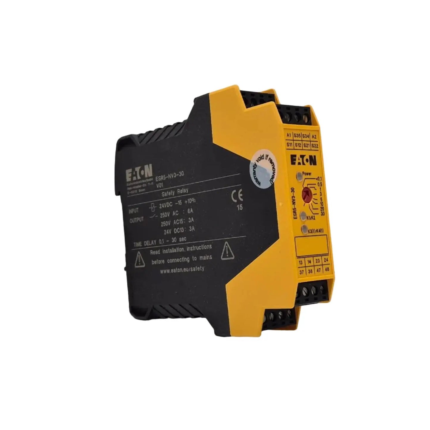 Eaton ESR5-NV3-30 Safety Relay-Safety Relay-01-AB-01-11-06-6152429769724-Used Industrial Parts