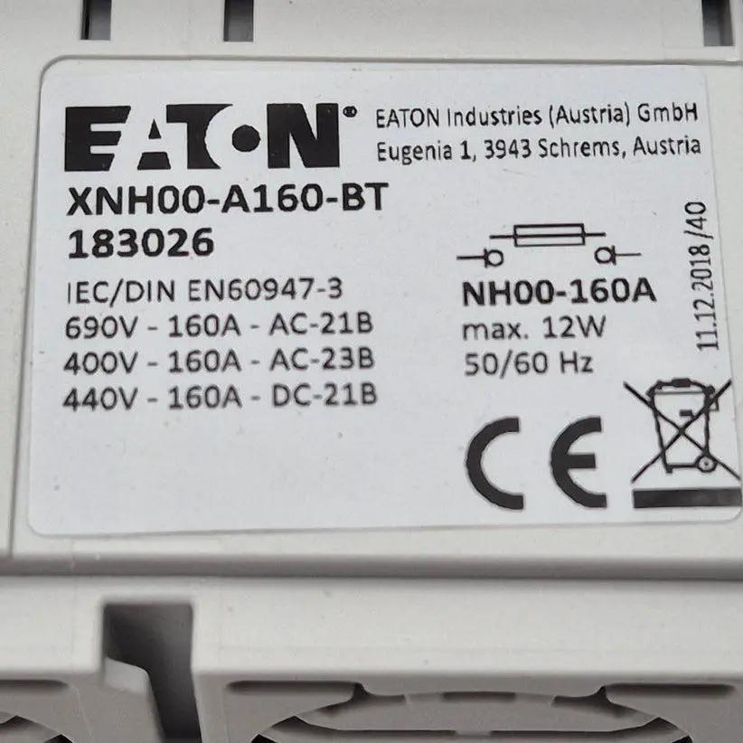 Eaton XNH00-A160-BT Fuse Switch Disconnector-Fuse Switch Disconnector-Used Industrial Parts