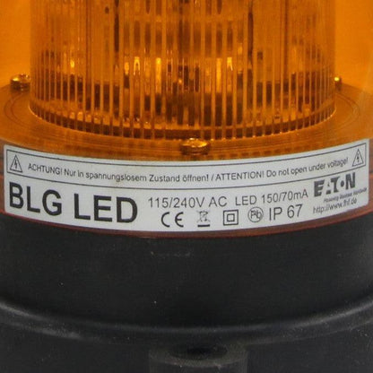 Eaton/FHF 22150703 BLG LED Amber Signal Light-BLG LED Amber Signal Light-Used Industrial Parts