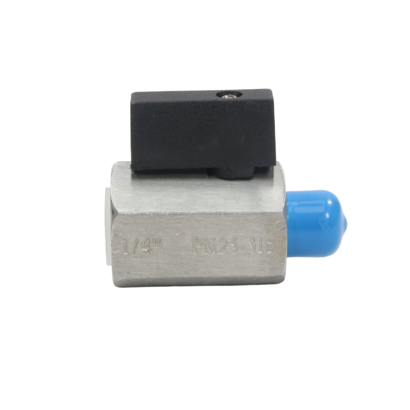 Effebi Minibinox PN25-316 1/4" Ball Valve-Ball Valve-Used Industrial Parts