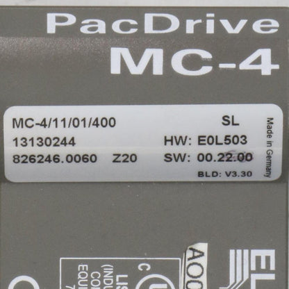 Elau PacDrive MC-4/11/01/400 Servo Drive - HW: E0L503-Servo Drive-Used Industrial Parts