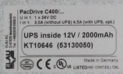 Elau Pacdrive C400/10/1/1/1/00 Servo Drive-Servo Drive-Used Industrial Parts