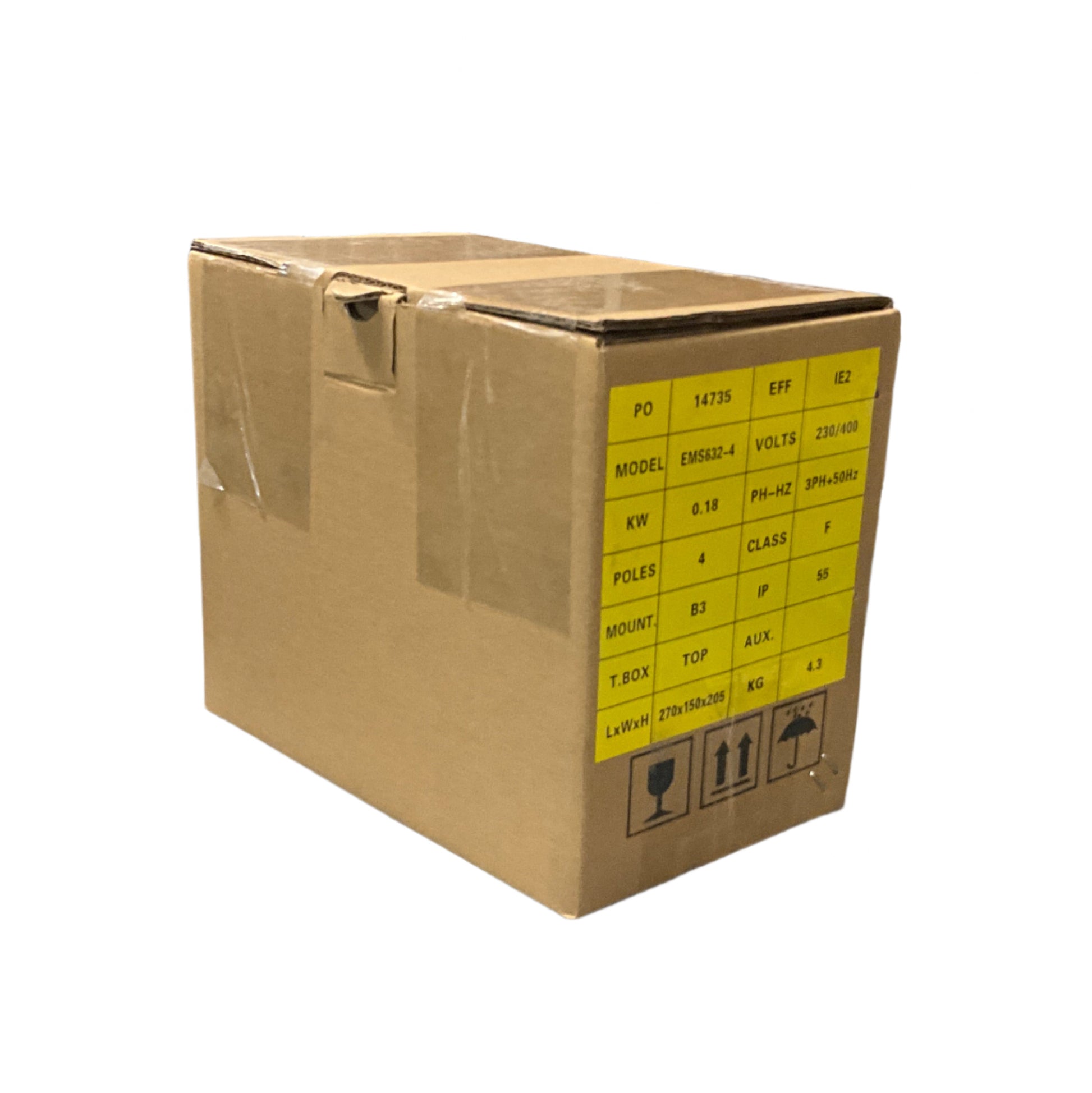 Electramo EMS632-4 3 Phase AC Motor-3 Phase AC Motor-Used Industrial Parts