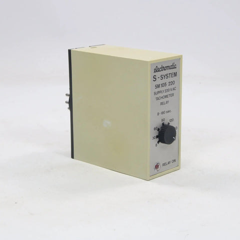 Electromatic S-System SM 105 220 Tachometer Relay-Relay-Used Industrial Parts
