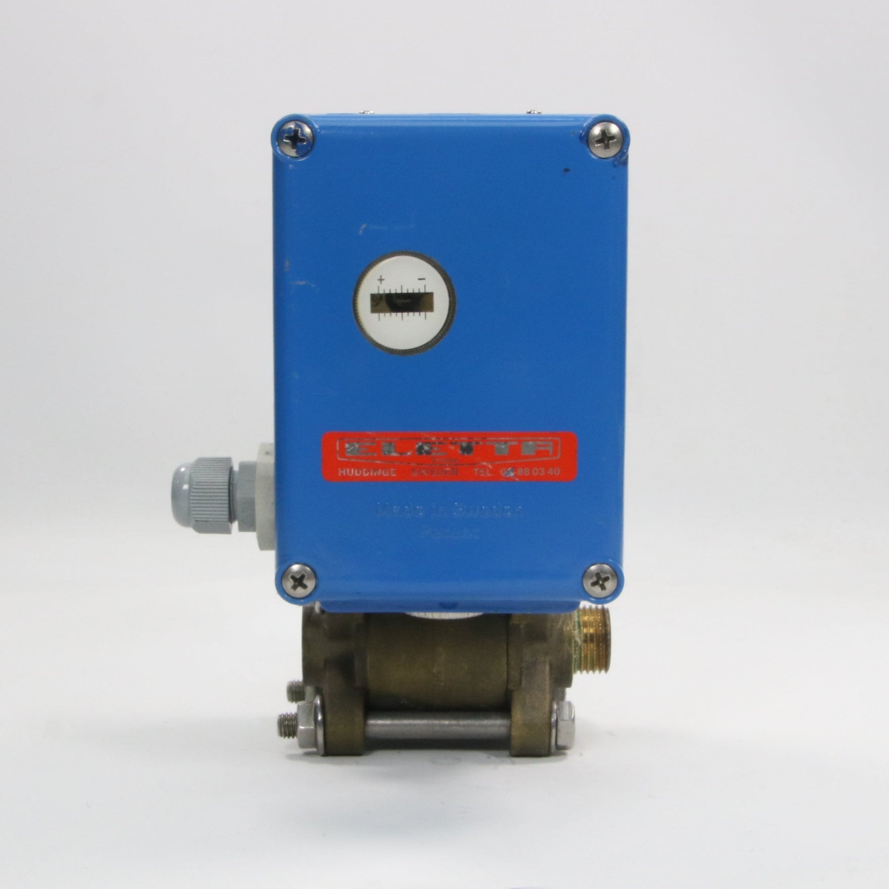 Eletta V1-GL15 Liquid Flow Monitor with Gauge-Liquid Flow Monitor-Used Industrial Parts