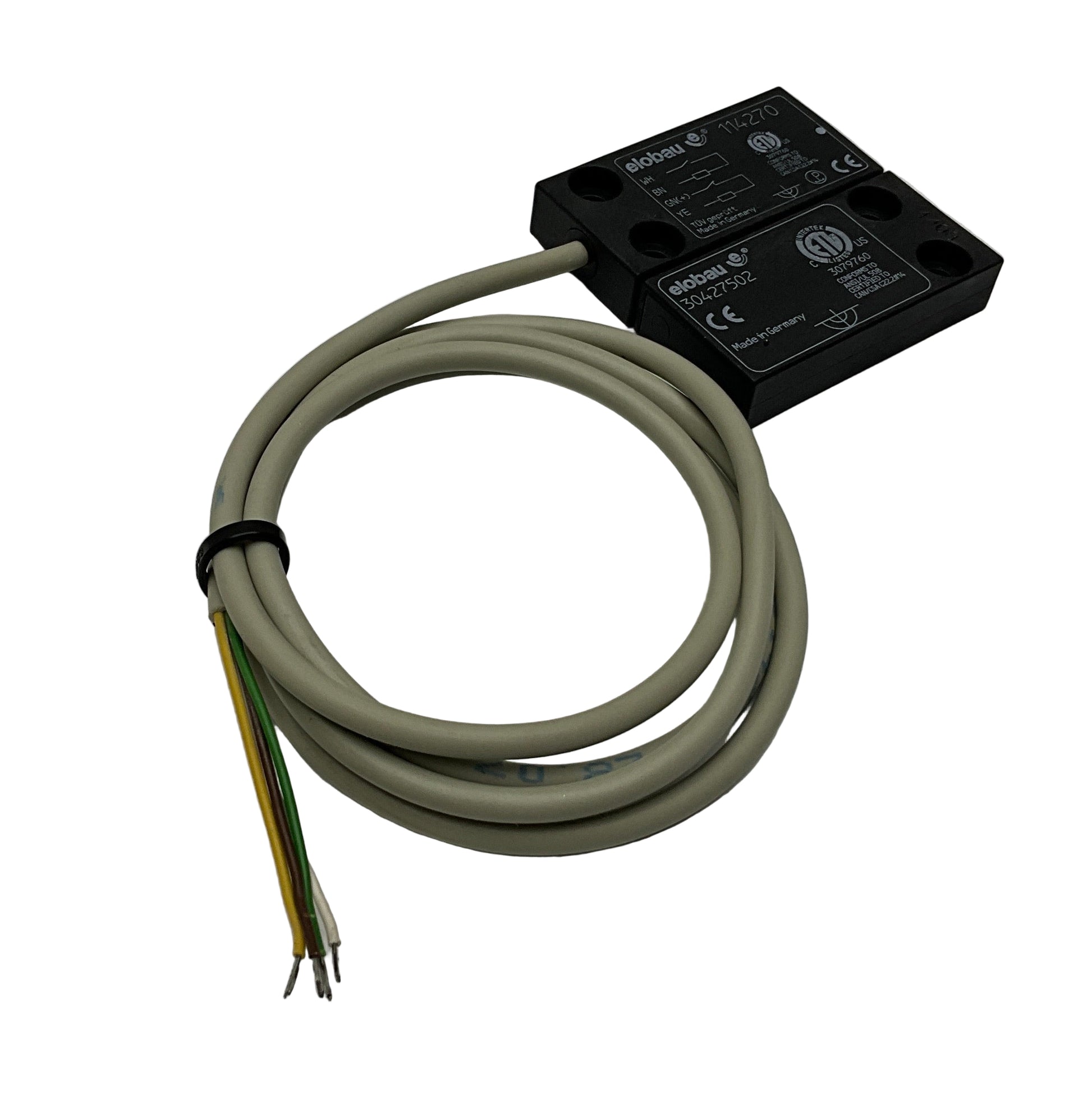 Elobau 114270 Safety Sensor & 30427502 Magnetic Coded Actuator-Safety Sensor & Magnetic Coded Actuator-01-AA-02-06-06-6152428075093-Used Industrial Parts