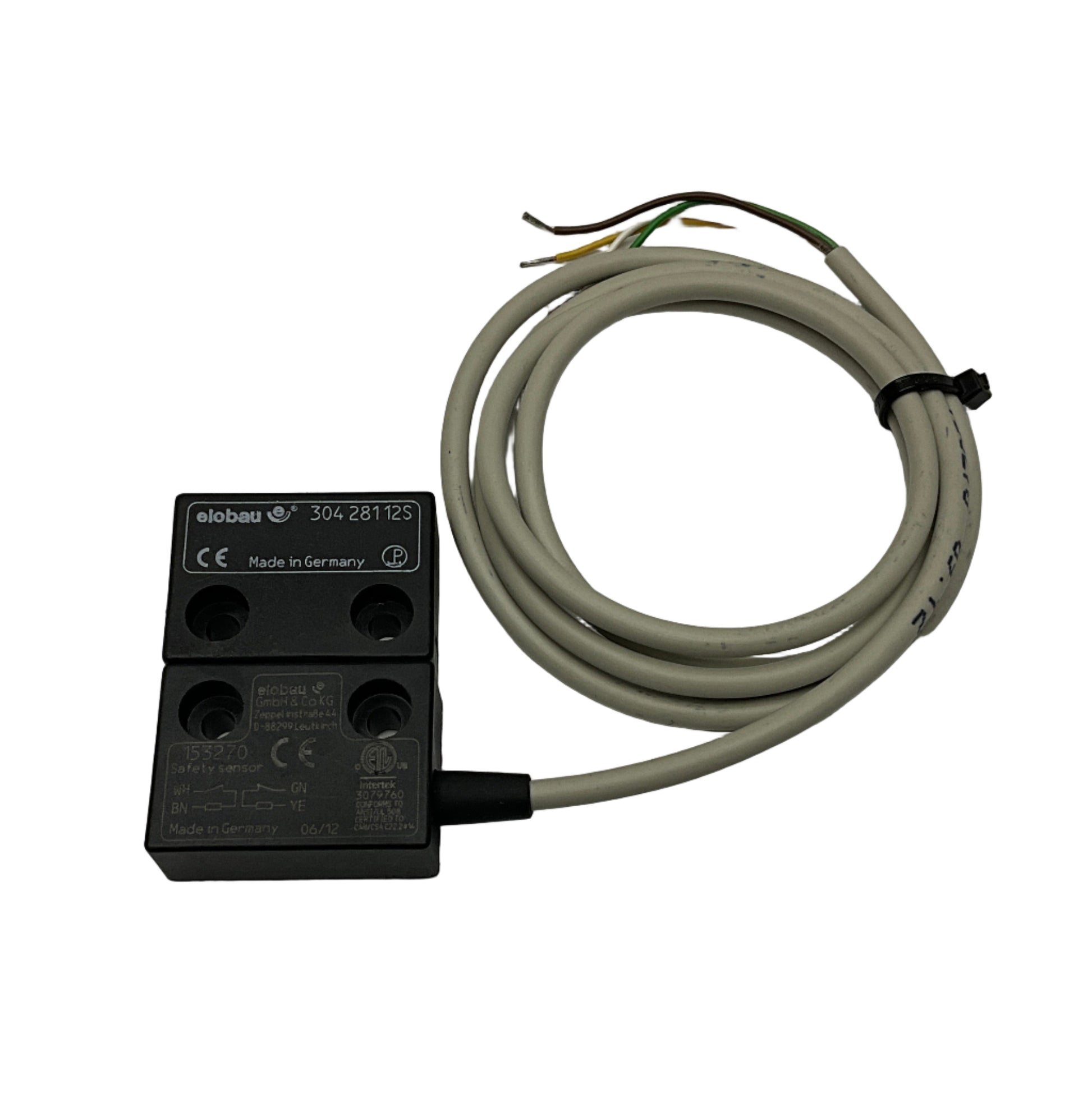 Elobau 153270 Safety Sensor & 30428112S Magnetic Coded Actuator-Safety Sensor & Magnetic Coded Actuator-Used Industrial Parts