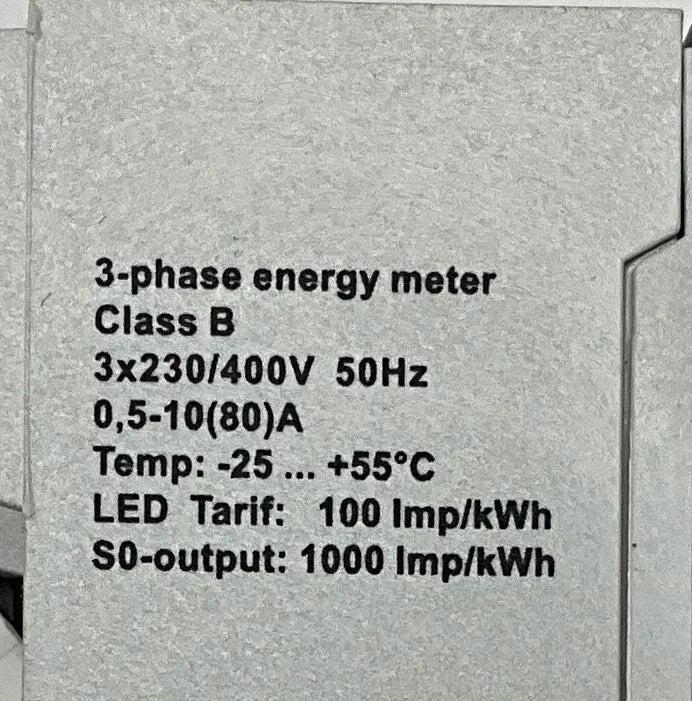 Eltako DSZ15DE 3~Phase Energy Meter-3 Phase Energy Meter-Used Industrial Parts