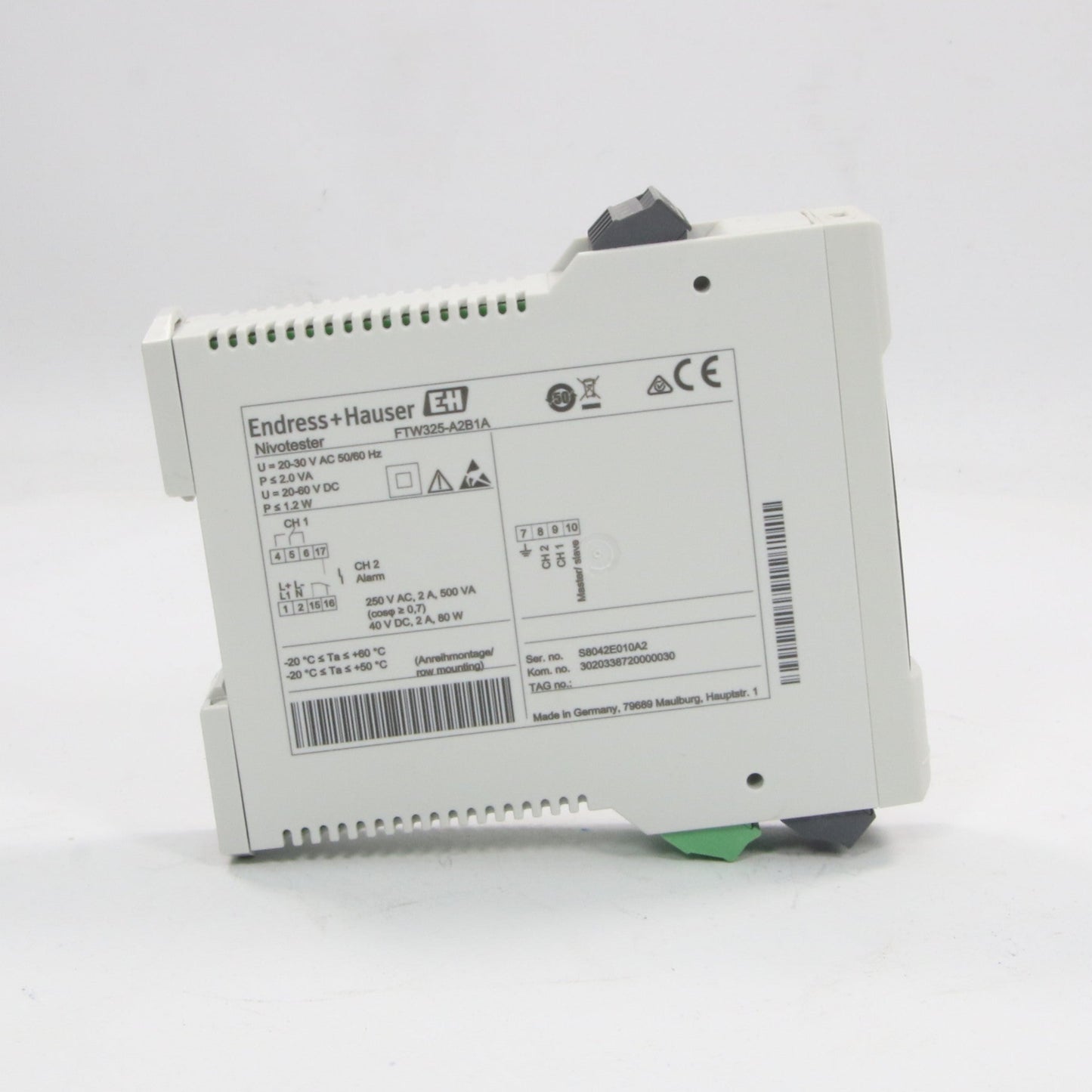 Endress + Hauser Nivotester FTW325 A2B1A Conductive Level Switch-Conductive Level Switch-Used Industrial Parts