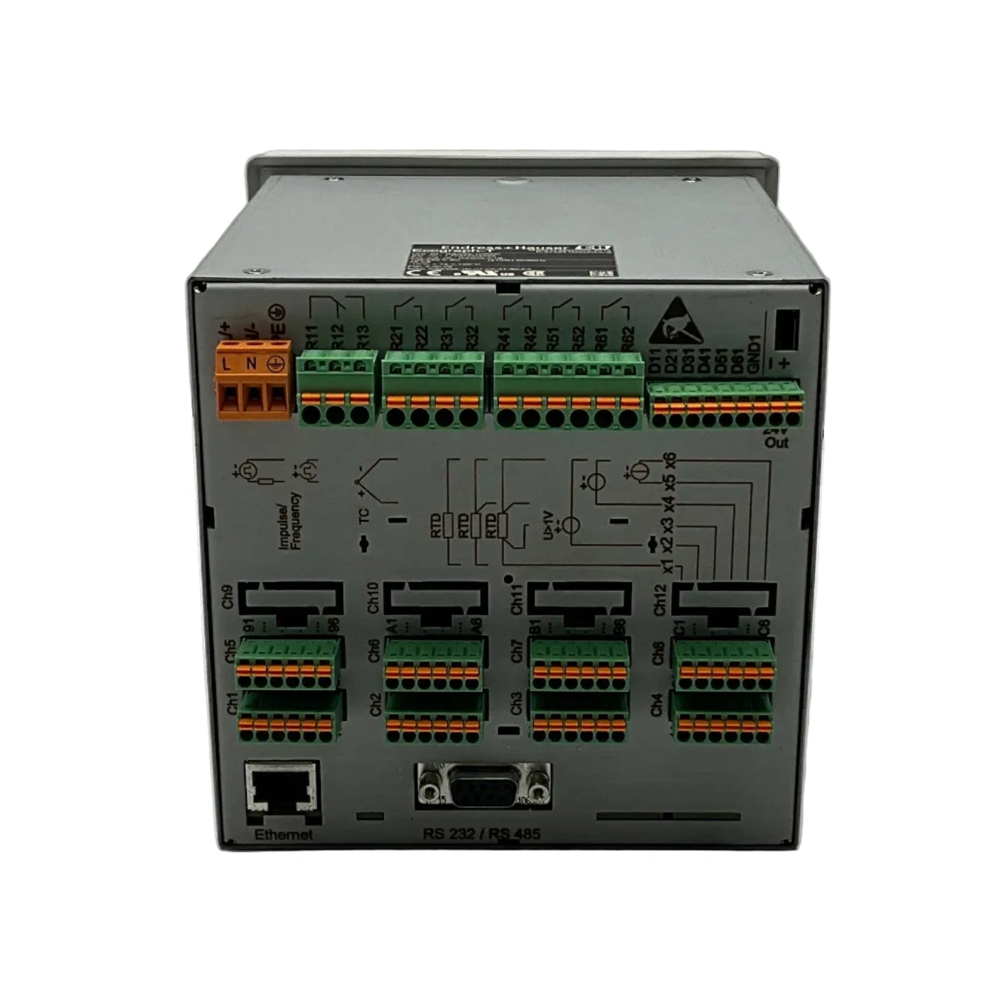 Endress+Hauser Ecograph - T RSG35 Universal Graphic Data Manager-Universal Graphic Data Manager-Used Industrial Parts