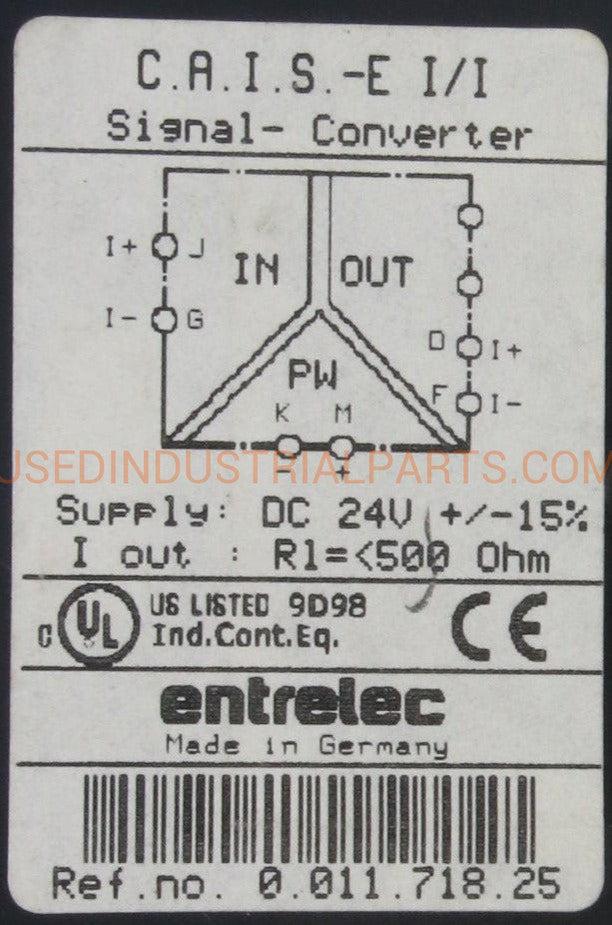 Entrelec C.A.I.S.-EI/I Signal Converter-Signal Converter-AD-06-03-Used Industrial Parts