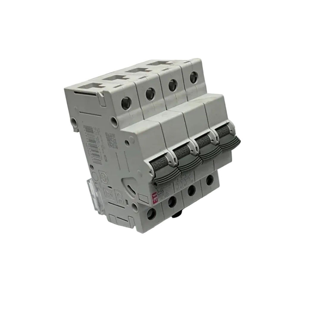 Etimat P10 C25 3P+N Miniature Circuit Breaker-Miniature Circuit Breaker-01-AA-06-04-03-6152430714744-Used Industrial Parts