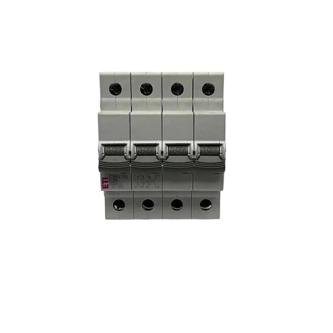 Etimat P10 C25 3P+N Miniature Circuit Breaker-Miniature Circuit Breaker-Used Industrial Parts