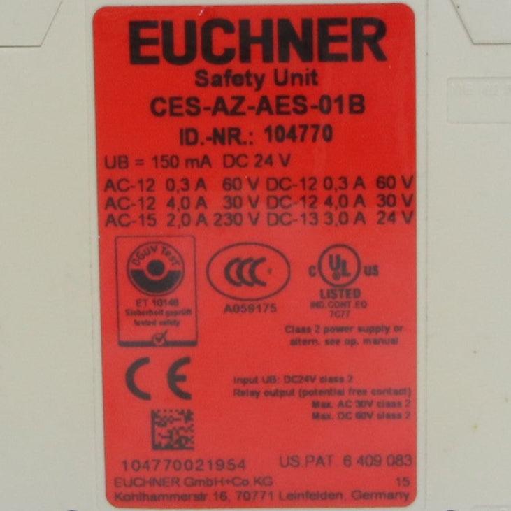 Euchner CES-AZ-AES-01B Safety Unit-Safety Unit-Used Industrial Parts