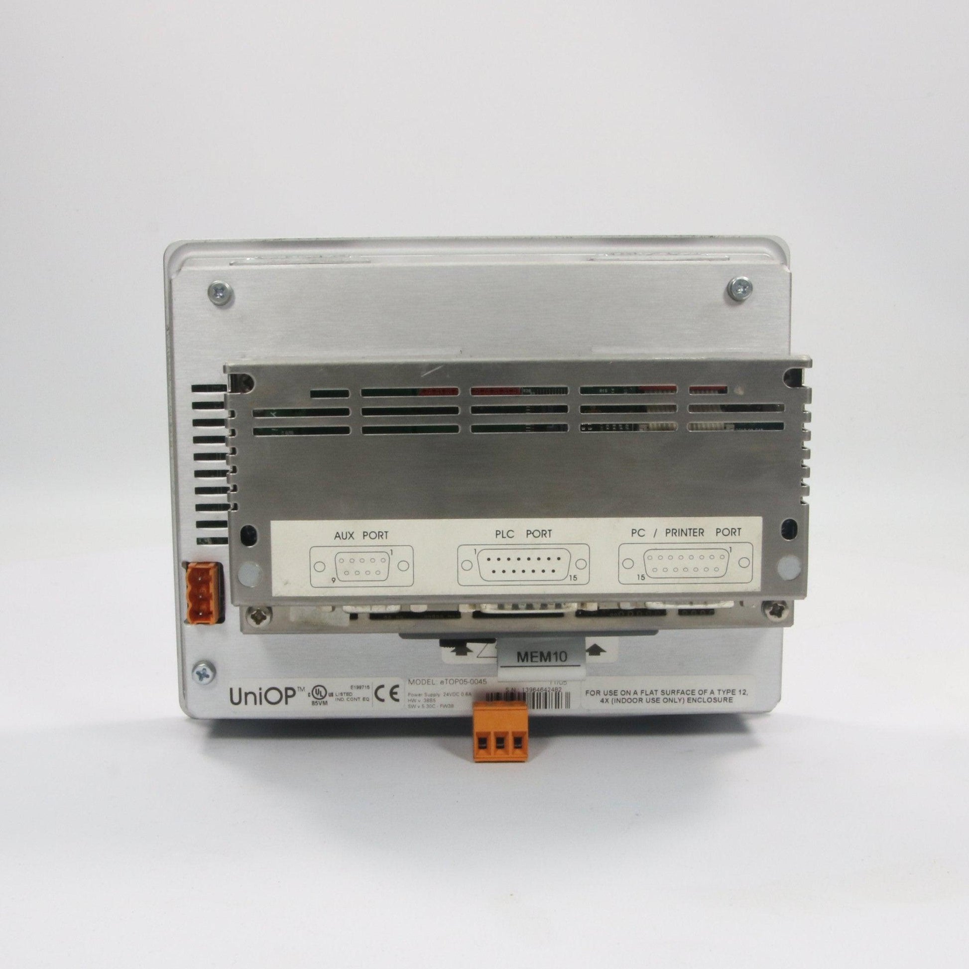 Exor UniOP eTOP05 Operator Panel-Operator Panel-Used Industrial Parts