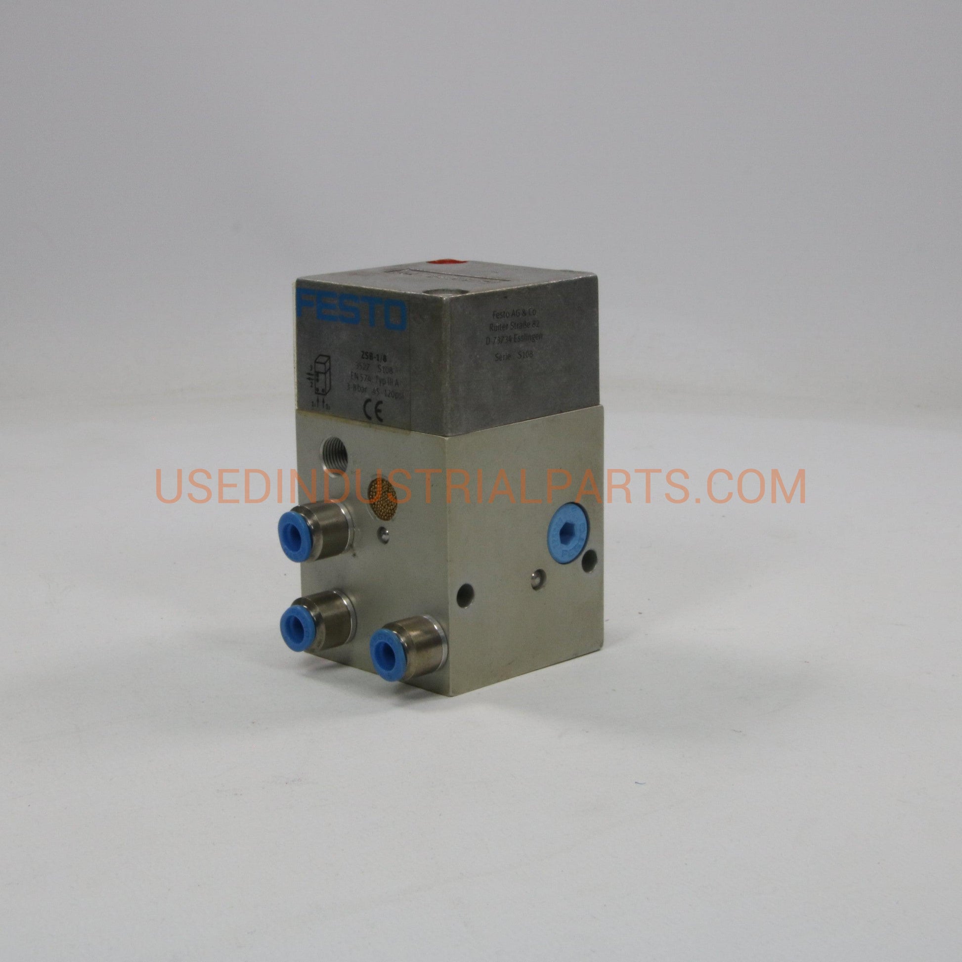 FESTO ZSB-1/8 3527-Control Block-DA-02-02-Used Industrial Parts