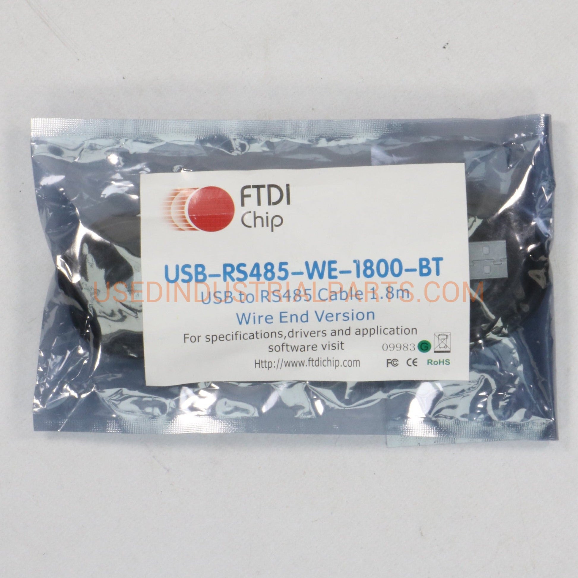 FTDI Chip USB-RS485-WE-1800-BT Cable-USB Converter Cable-AD-07-03-Used Industrial Parts