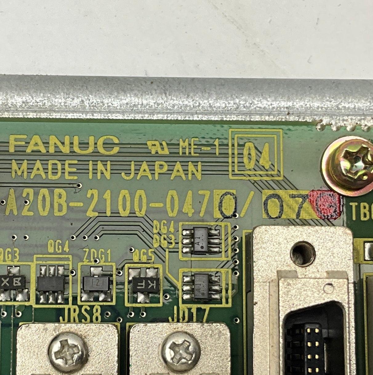 Fanuc A20B-2100-470/07G Operator Panel Control Board-Operator Panel Control Board-Used Industrial Parts