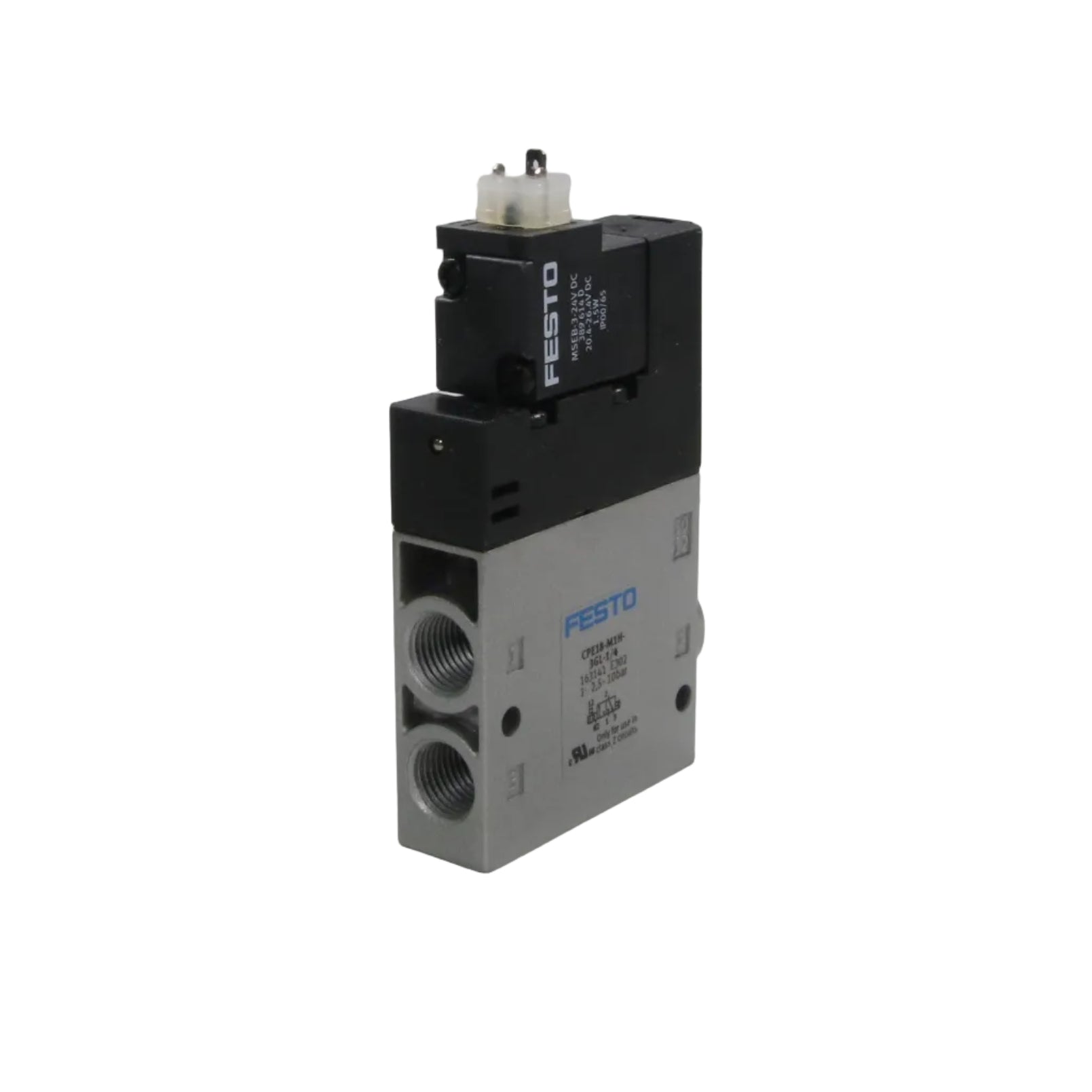 Festo CPE18-M1H-3GL-1/4 Solenoid Valve - 163141-Solenoid Valve-BE-05-04-02-6152429111172-Used Industrial Parts
