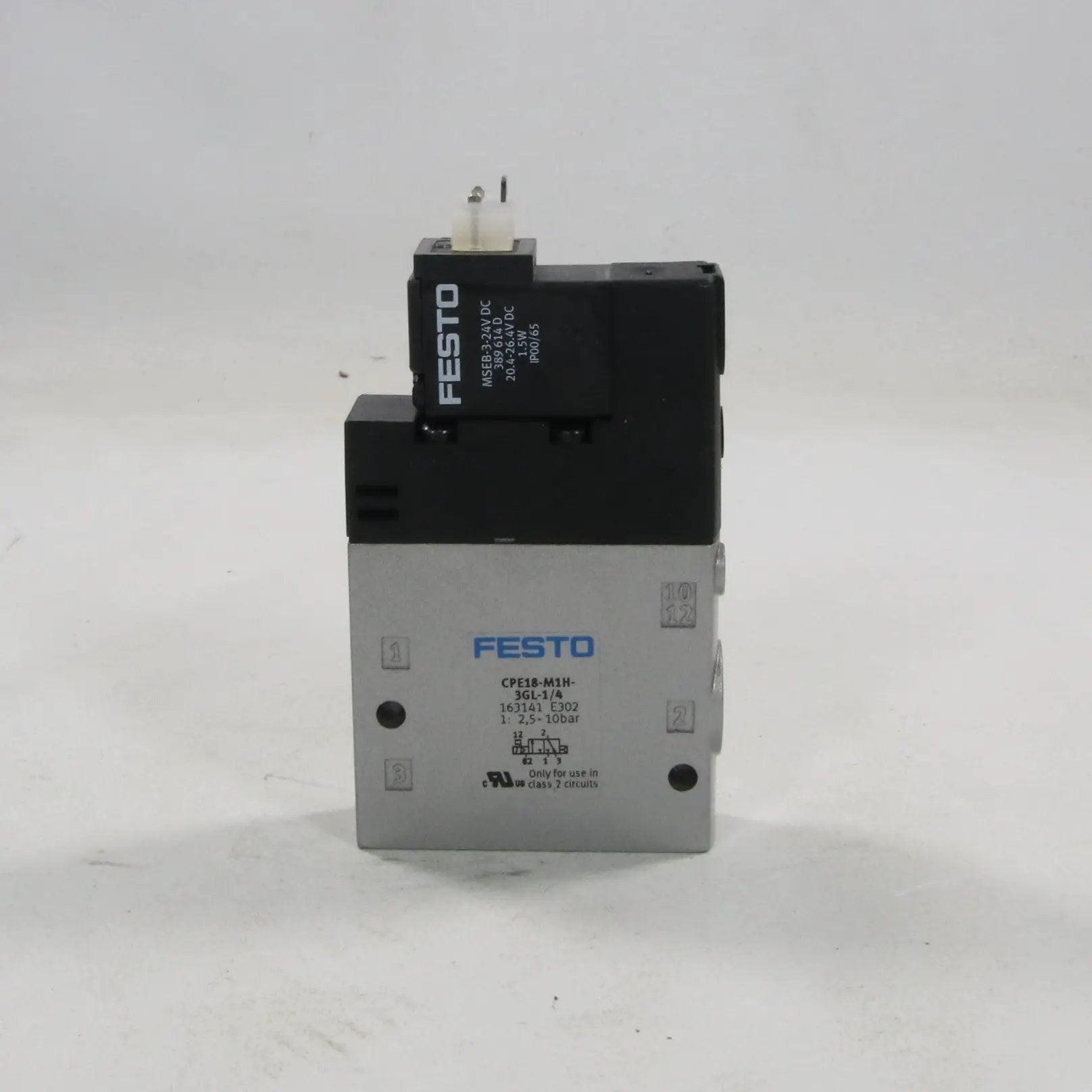 Festo CPE18-M1H-3GL-1/4 Solenoid Valve - 163141-Solenoid Valve-Used Industrial Parts