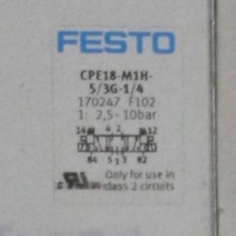 Festo CPE18-M1H-5/3G-1/4 Pneumatic Valve-Pneumatic Valve-Used Industrial Parts