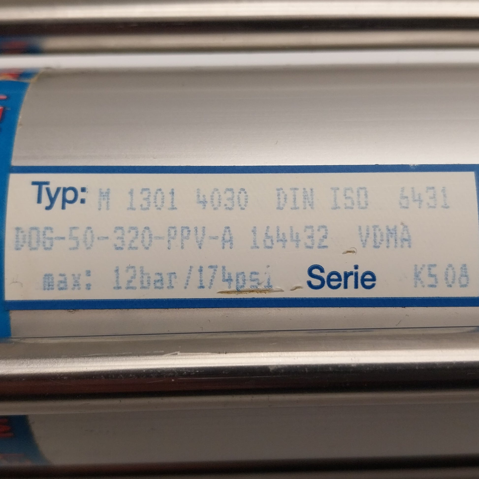 Festo DOG 50 320 PPV A Pneumatic Cylinder-Pneumatic Cylinder-Used Industrial Parts