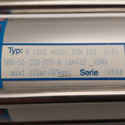 Festo DOG 50 320 PPV A Pneumatic Cylinder-Pneumatic Cylinder-Used Industrial Parts