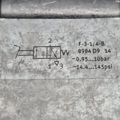 Festo F-3-1/4-B Foot Valve - 8984-Foot Valve-Used Industrial Parts