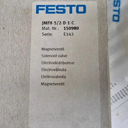 Festo JMFH-5/2-D-1-C Double Solenoid Valve - 150980-Double Solenoid Valve-Used Industrial Parts