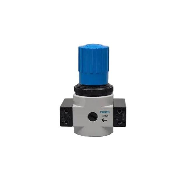 Festo LR-1/4-D-MINI Pressure Regulator with Gauge-Pressure Regulator with Gauge-Used Industrial Parts