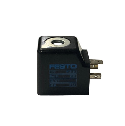Festo MSG-24 Solenoid Valve Coil 3599-Solenoid Valve Coil-Used Industrial Parts
