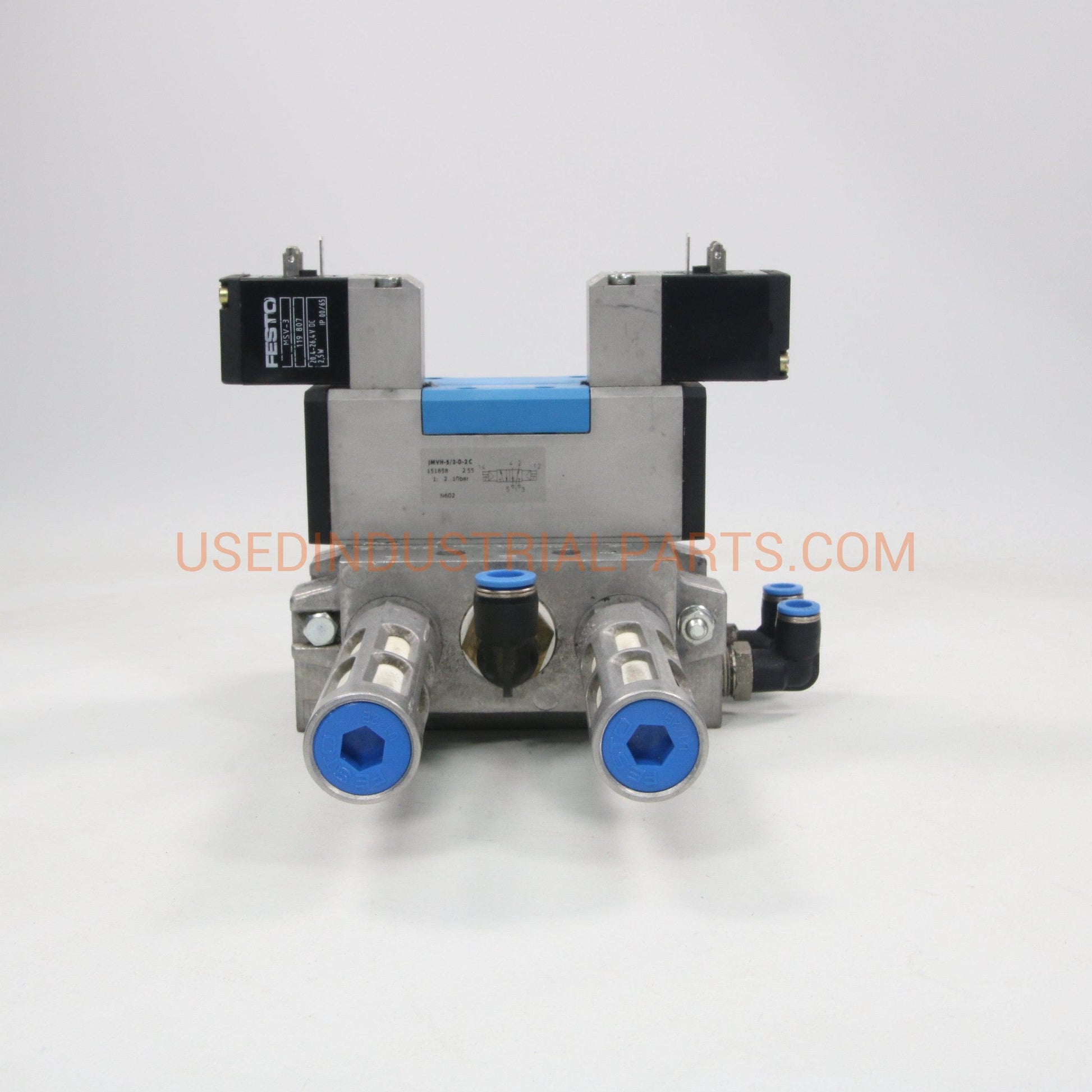 Festo Two Way Valve Block-Two Way Valve Block-DA-03-03-Used Industrial Parts