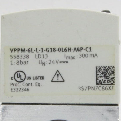 Festo VPPM-6L-L-1-G18-0L6H-A4P-C1 Proportional Pressure Regulator-Proportional Pressure Regulator-Used Industrial Parts