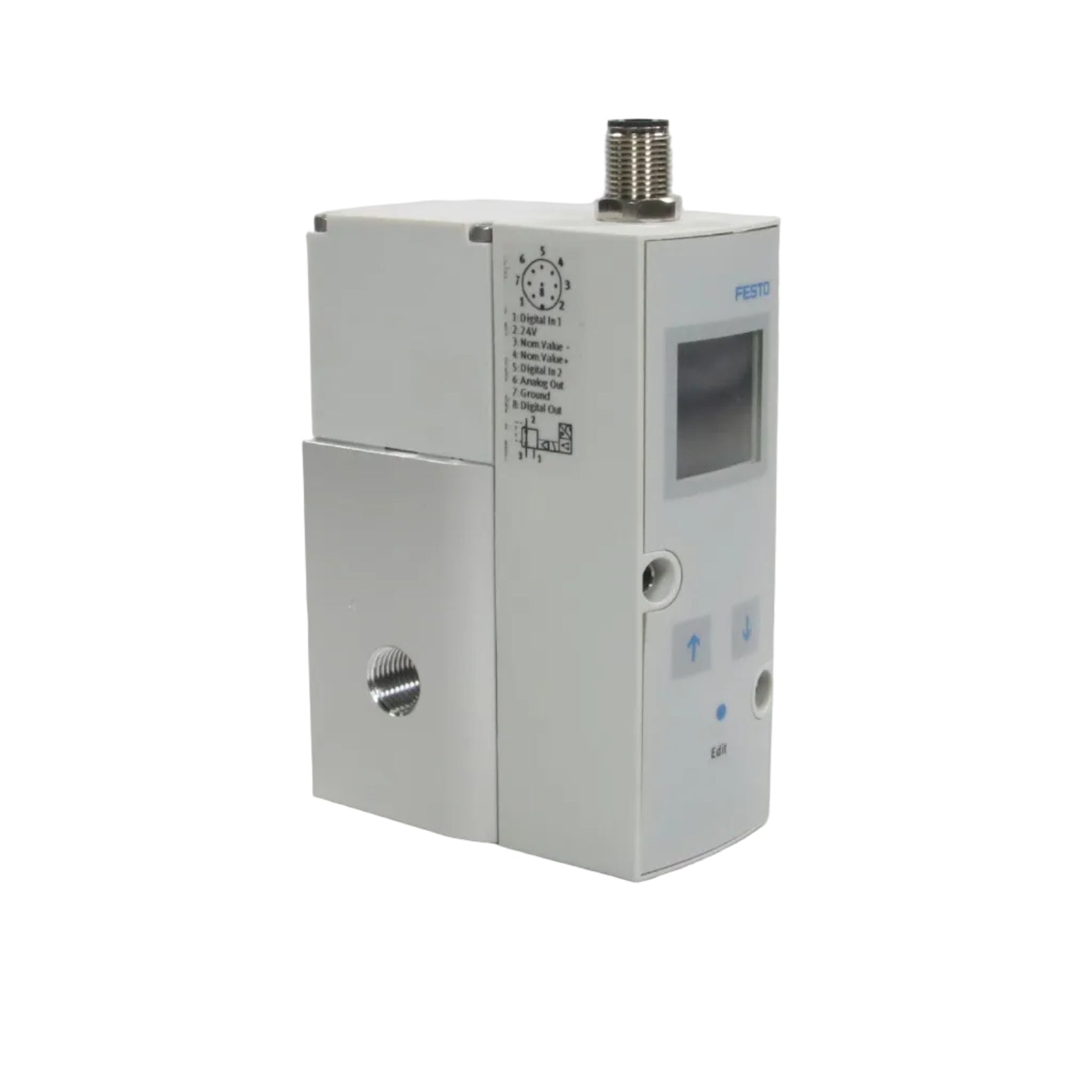 Festo VPPM-8L-L-1-G14-0L6H-A4P-S1C1 Proportional Pressure Regulator-Proportional Pressure Regulator&nbsp;-DA-04-06-01-6152428723703-Used Industrial Parts