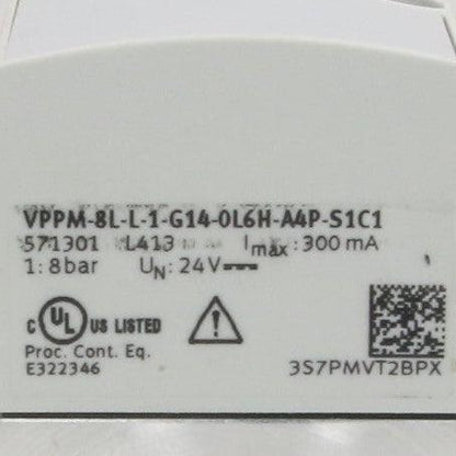 Festo VPPM-8L-L-1-G14-0L6H-A4P-S1C1 Proportional Pressure Regulator-Proportional Pressure Regulator&nbsp;-Used Industrial Parts
