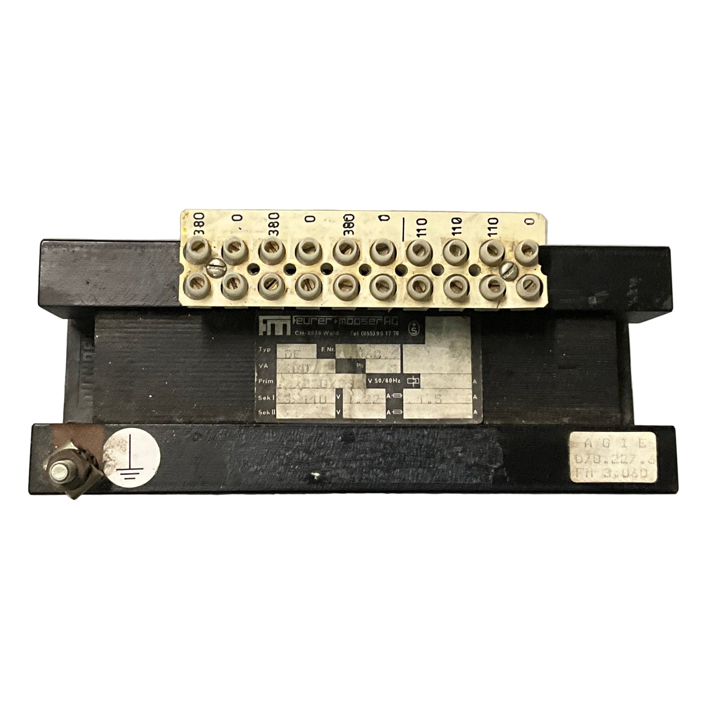 Feurer + Mooser DE 3.060.9 Line Reactor Transformer-Line Reactor Transformer-Used Industrial Parts