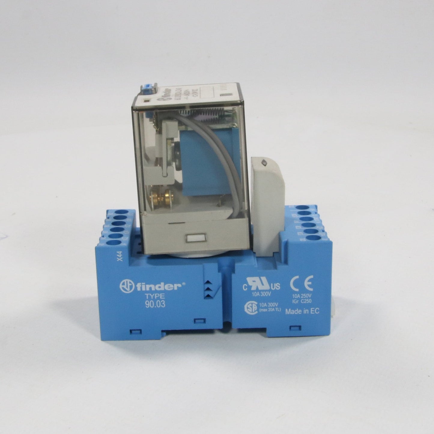 Finder 60.13.9.024.5240 Relay & 90.03 Socket-General Purpose Relay with Socket-Used Industrial Parts